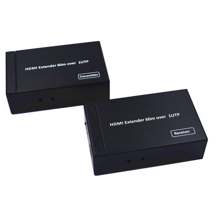NK-E60 HDMI Extender Over Cat5e / Cat6 / Cat7 Ethernet Cable - EU Plug-1