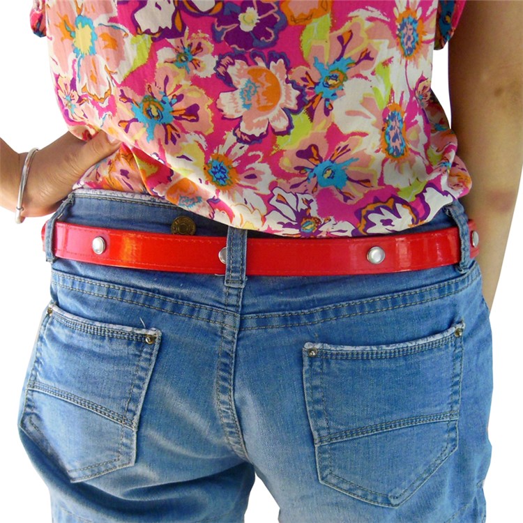 Cool TPU LED Light up Waist Belt for Decoration or Night Walking - Red-3