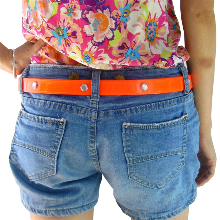 Cool TPU LED Light up Waist Belt for Decoration or Night Walking - Red-5