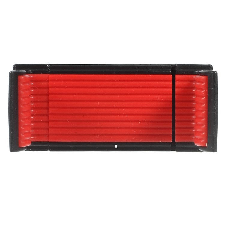 Suporte de montagem de guiador de bicicleta com correia de ligação de borracha para iPhone 6s Plus / Galaxy Note5 Etc - vermelho-2