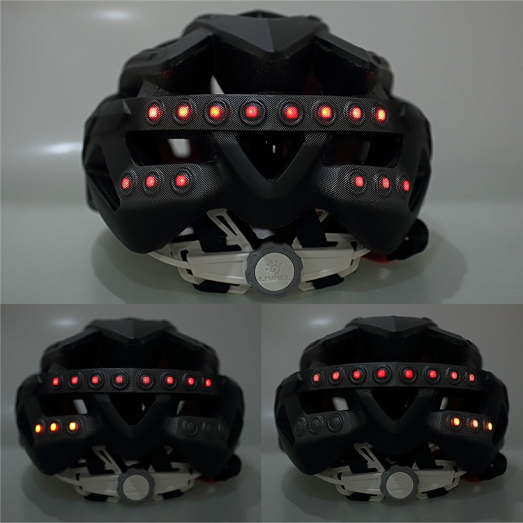 Smart Cycling Helmet with Bluetooth Turn Signal LED Support Hands-free Call / Intercom / SOS Alarm - White-6