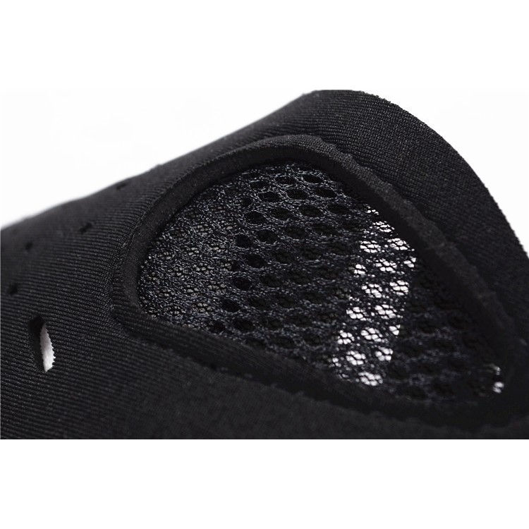 Dust proof Mask with Filtered Activated Carbon Filtration Exhaust Gas Anti Pollen Allergy PM2.5 Half Face Mask Black Respirator Mask - Black-3