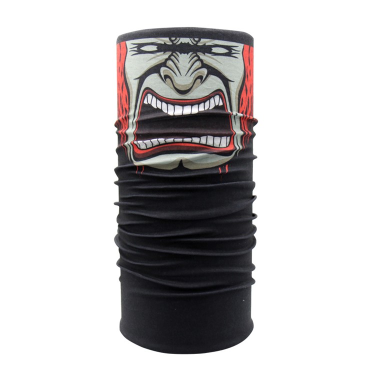 Multi-functional Neck Head Wear Tube Mask Bandanas Mask Cycling Mask - Screaming Man-1