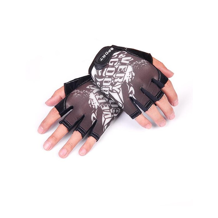 CTSMART 009 Pair of Outdoor Cycling Mountain Climbing Half-finger Sports Gloves - Grey-1