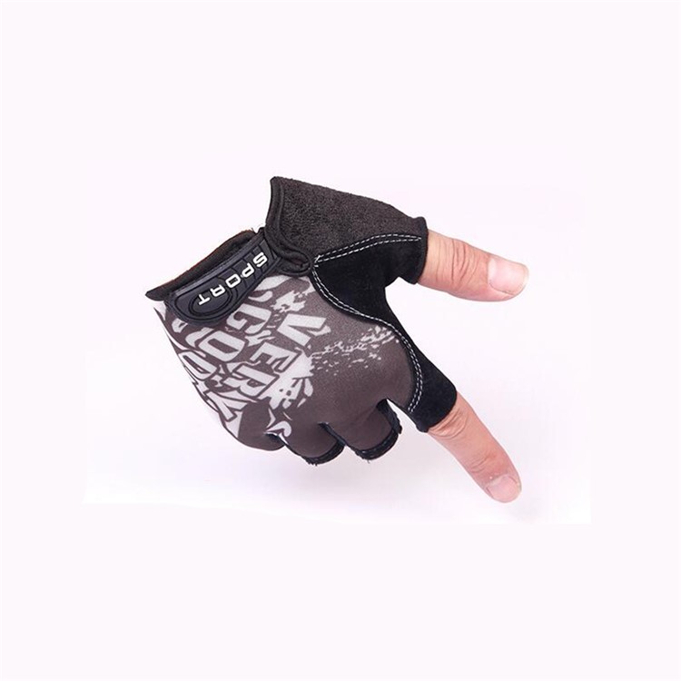CTSMART 009 Pair of Outdoor Cycling Mountain Climbing Half-finger Sports Gloves - Grey-3