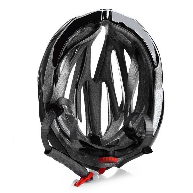 CTSMART Lightweight Outdoor Mountain Bike Helmet Breathable Cycling Helmet - Black-2
