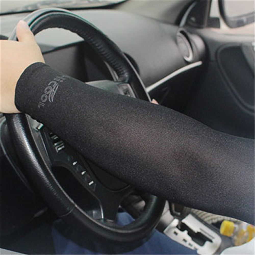 AOTU AT9023 Cycling Sleeves Armwarmers Sleeves Arm Warmer UV Protection - Black-2