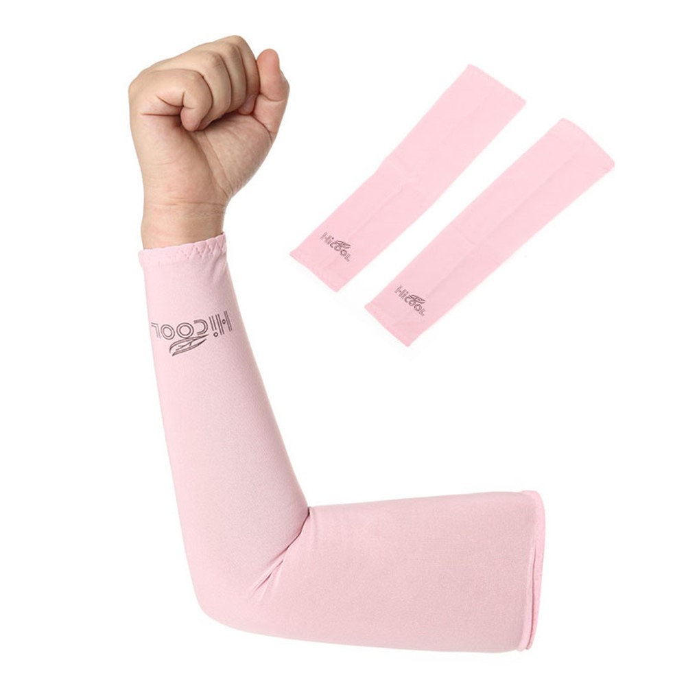 AOTU AT9023 Cycling Sleeves Armwarmers Sleeves UV Protection - Pink-1
