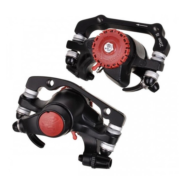 BB5 1 Pair Mountain Bike Road Bicycle 160mm Rotors Disc Brake Kit - Silver Color-3