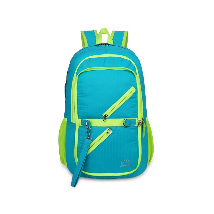 CTSMART 16L Water Resistant Lightweight Nylon Touring Rucksack – Cyan-1