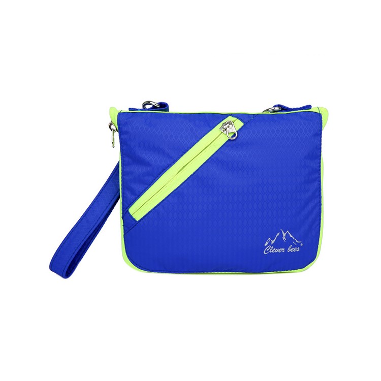 CTSMART Outdoor 16L Lightweight Water Resistant Nylon Shoulder Bag – Baby Blue-3