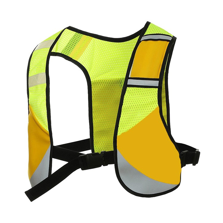 CTSMART Outdoor Sports Vest Brightest Reflective Vest for, Perfect for Running Walking Cycling - Yellow-1