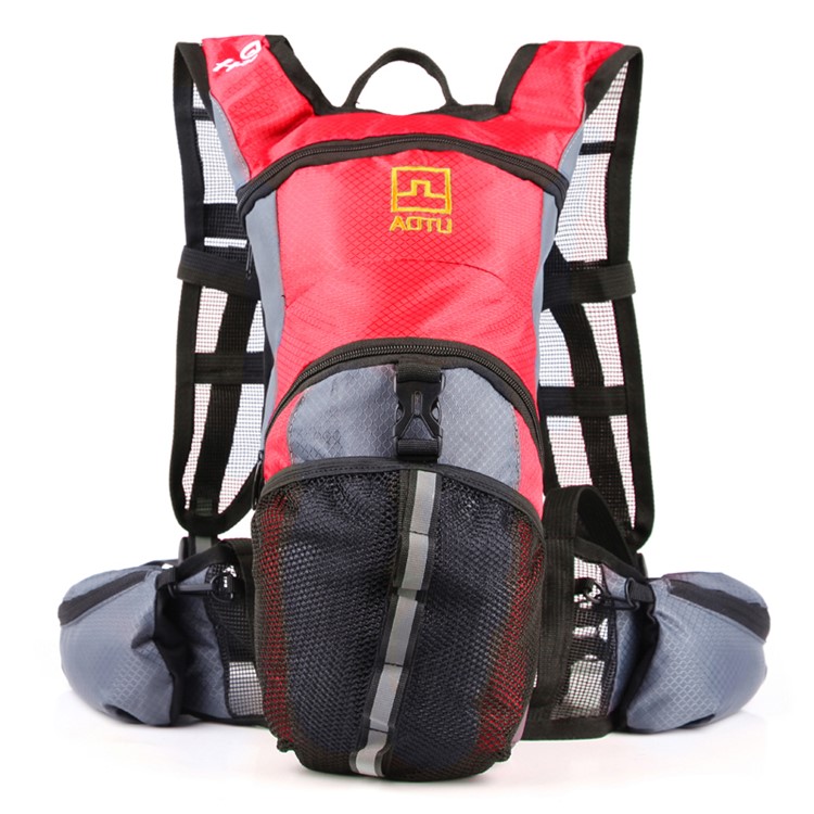 AOTU AT6901 Waterproof Nylon Fabric Bag Backpack for Cycling, Hiking, Camping - Random Color-2