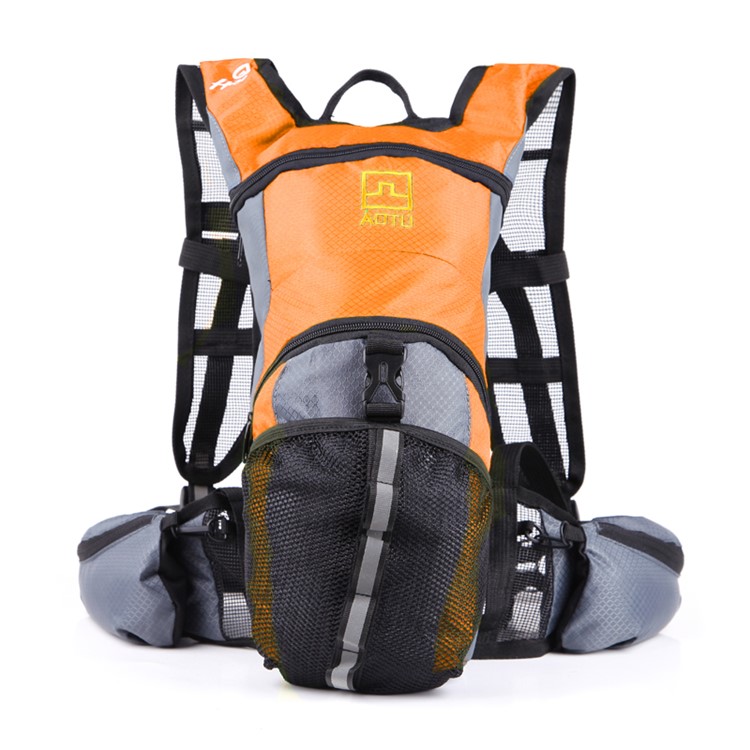 AOTU AT6901 Waterproof Nylon Fabric Bag Backpack for Cycling, Hiking, Camping - Random Color-6