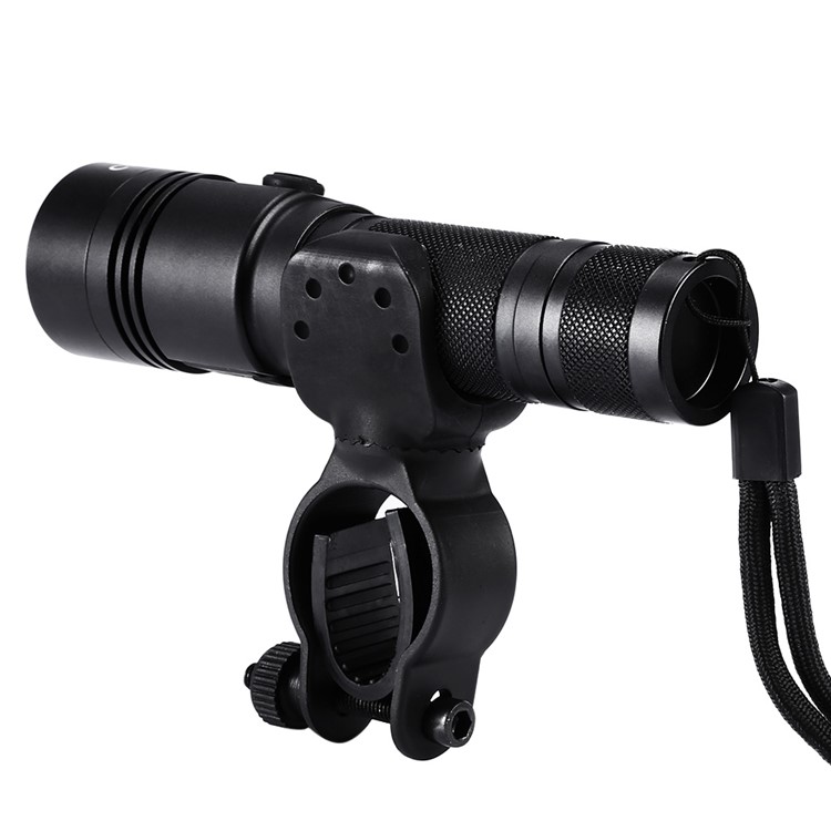 CTSMART G4 Multifunctional Waterproof 3 Modes Rechargeable LED Flashlight with Bike Handlebar Mount-2