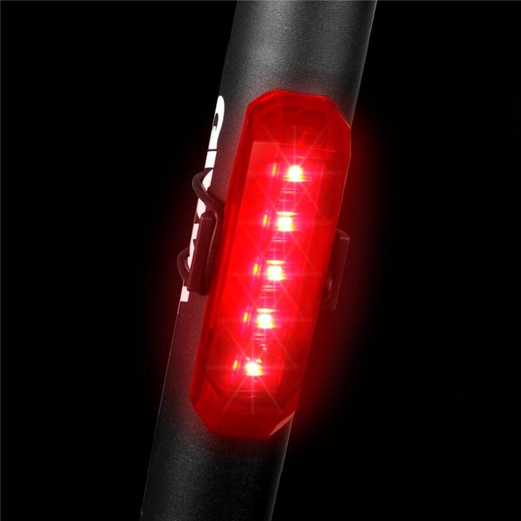CTSMART BF04 Rechargeable 60LM Waterproof Mini USB Mountain Bike Tail Light Safety Warning Bicycle Rear Light-5