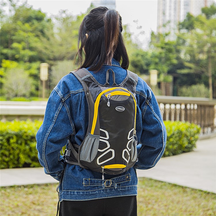 CTSMART 1701 Multi-function 15L Outdoor Cycling Hiking Backpack with Whistle - Black-5