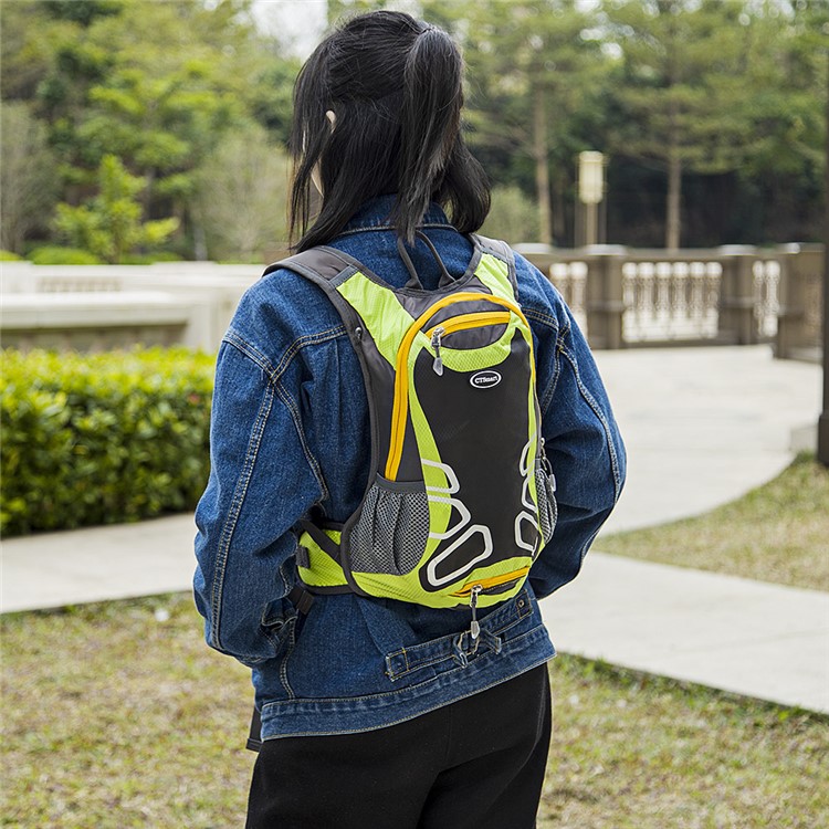 CTSMART 1701 15L Water Resistant Lightweight Nylon Cycling Backpack - Green-6
