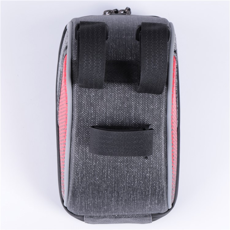 WHEEL UP 6-inch Nylon Cycling Bag Waterproof Touch Screen Phone Bag - Red-6