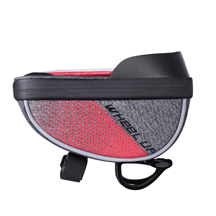 WHEEL UP 6-inch Nylon Cycling Bag Waterproof Touch Screen Phone Bag - Red-7