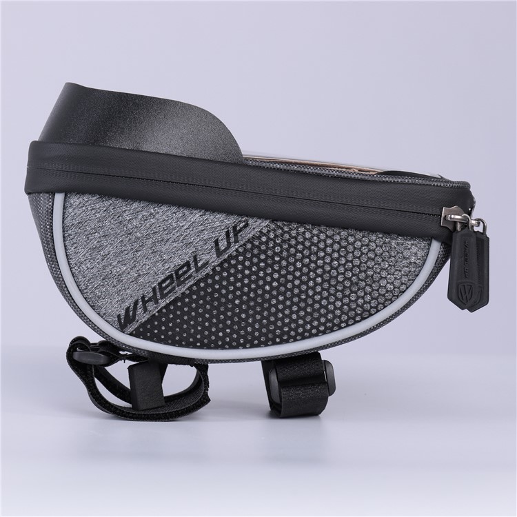 WHEEL UP Cycling Bag Waterproof Touch Screen Bike Tube Bag Phone Storage Bag for iPhone X/8/7 etc. - Black-1