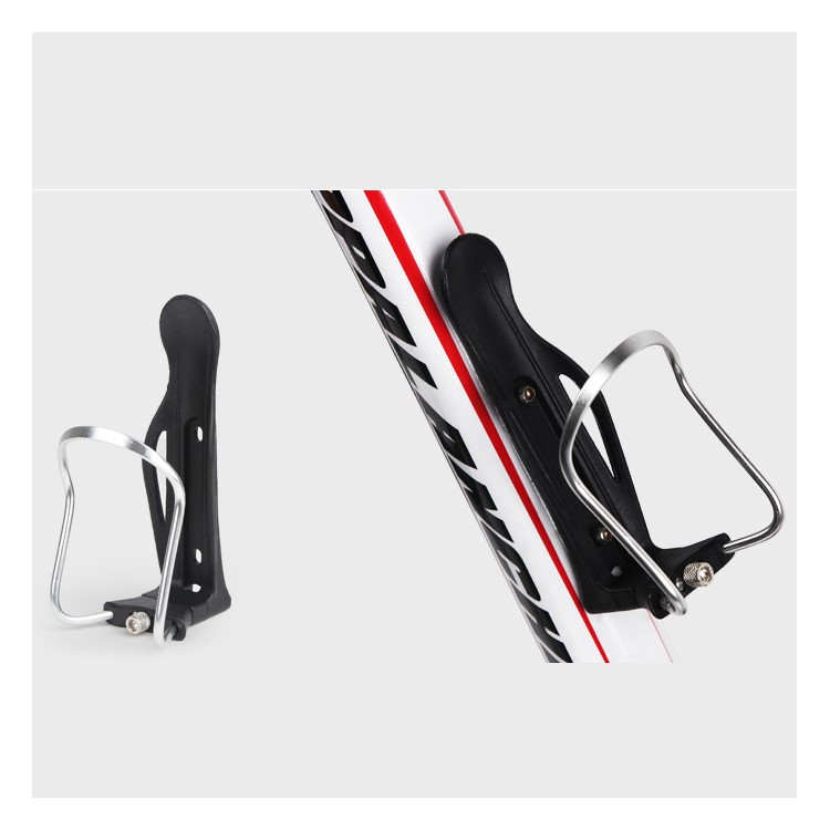 CTSMART Bicycle Aluminum Adjustable Handle Kettle Holder Outdoor Sports Drink Bottles Kettle Mount Rack-7