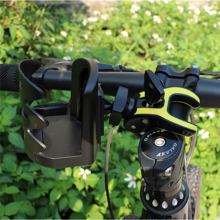 Outdoor Bike Bottle Holder Bicycle Adjustable Plastic Drink Water Bottle Cup Holder - Yellow-13