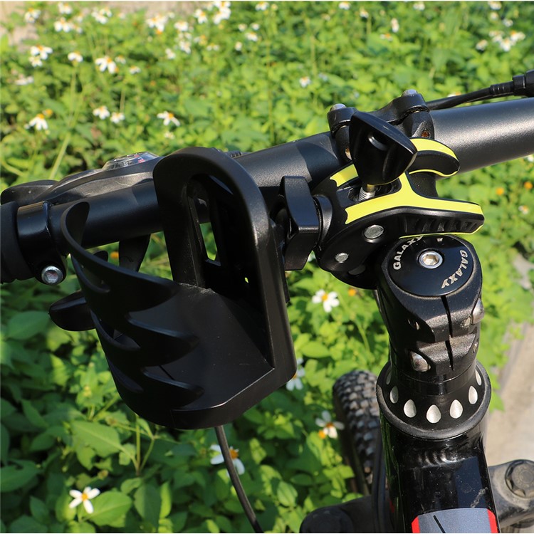 Outdoor Bike Bottle Holder Bicycle Adjustable Plastic Drink Water Bottle Cup Holder - Yellow-14