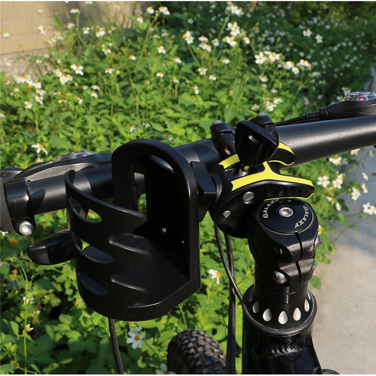 Outdoor Bike Bottle Holder Bicycle Adjustable Plastic Drink Water Bottle Cup Holder - Yellow-16