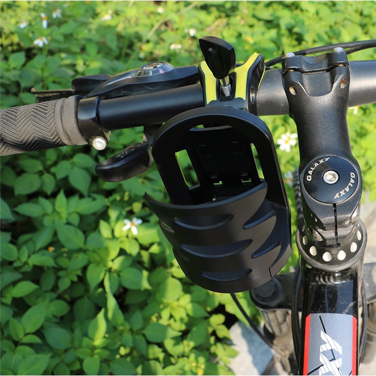 Outdoor Bike Bottle Holder Bicycle Adjustable Plastic Drink Water Bottle Cup Holder - Yellow-17