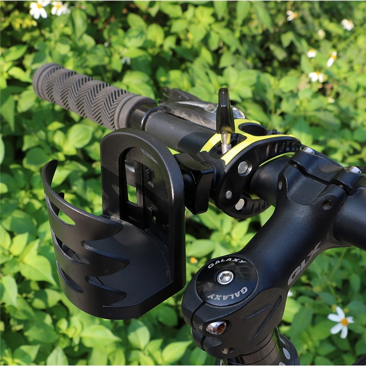 Outdoor Bike Bottle Holder Bicycle Adjustable Plastic Drink Water Bottle Cup Holder - Yellow-20