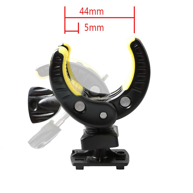 Outdoor Bike Bottle Holder Bicycle Adjustable Plastic Drink Water Bottle Cup Holder - Yellow-4