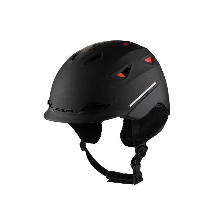 GUB 628 Ski Helmet Breathable Snow Sports Cycling Helmet Head Circumference: 58-62cm - Black-1