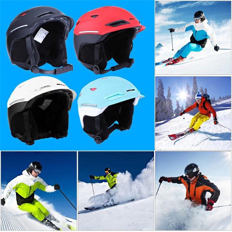 GUB 628 Ski Helmet Breathable Snow Sports Cycling Helmet Head Circumference: 58-62cm - Black-12