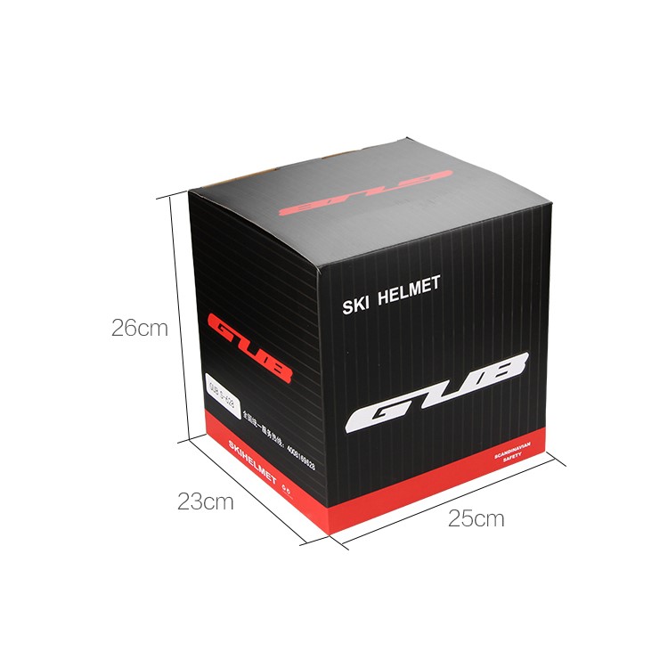 GUB 628 Ski Helmet Breathable Snow Sports Cycling Helmet Head Circumference: 58-62cm - Black-13