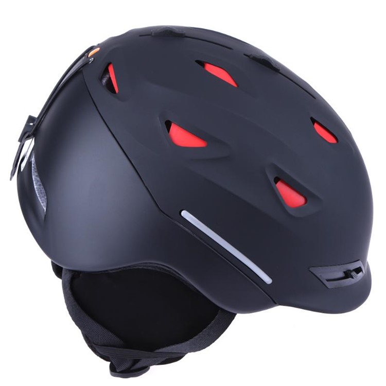 GUB 628 Ski Helmet Breathable Snow Sports Cycling Helmet Head Circumference: 58-62cm - Black-4
