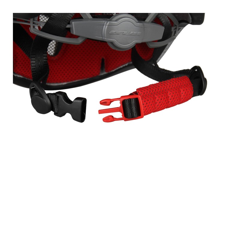 Casco De La Protección De La Bicicleta Del Camino De La Montaña De GUB M6 Con La Lente Y El Visera, Tamaño De La Cabeza: Los 57-61cm - Rojo-13