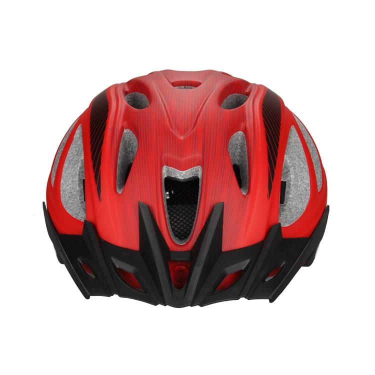 Casco De La Protección De La Bicicleta Del Camino De La Montaña De GUB M6 Con La Lente Y El Visera, Tamaño De La Cabeza: Los 57-61cm - Rojo-5