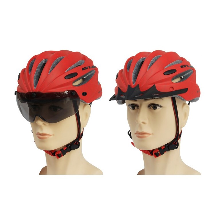GUB K80 Mais Unisex Mountain Road Bicicleta Capacete De Proteção, Tamanho Da Cabeça: 58-62 Cm - Vermelho-2