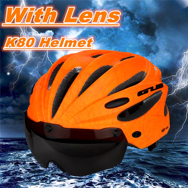 GUB K80 Plus Unisex Mountain Road Bicycle Protection Helmet, Head Size: 58-62cm - Orange-3