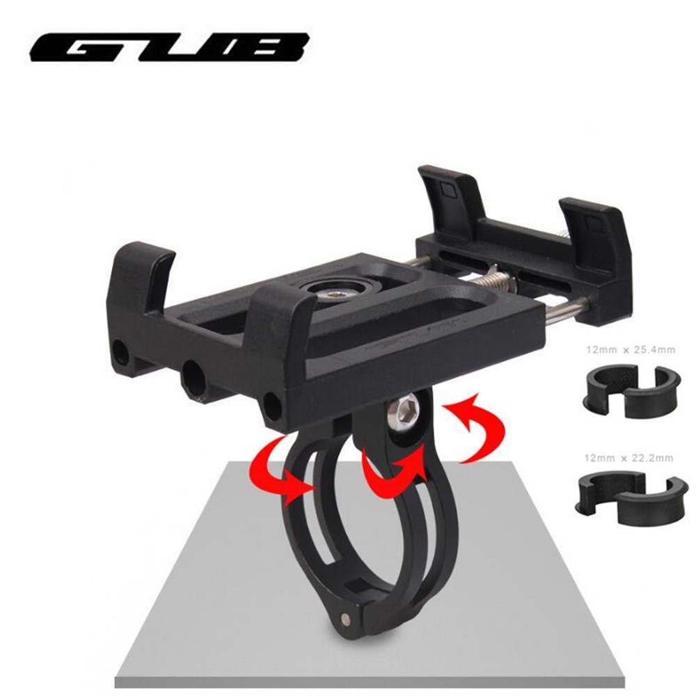 GUB Plus 3 Vélos Support de Téléphone à 360 Degrés à 360 Degrés Clip de Guidon Largeur: 60 ~ 100 mm