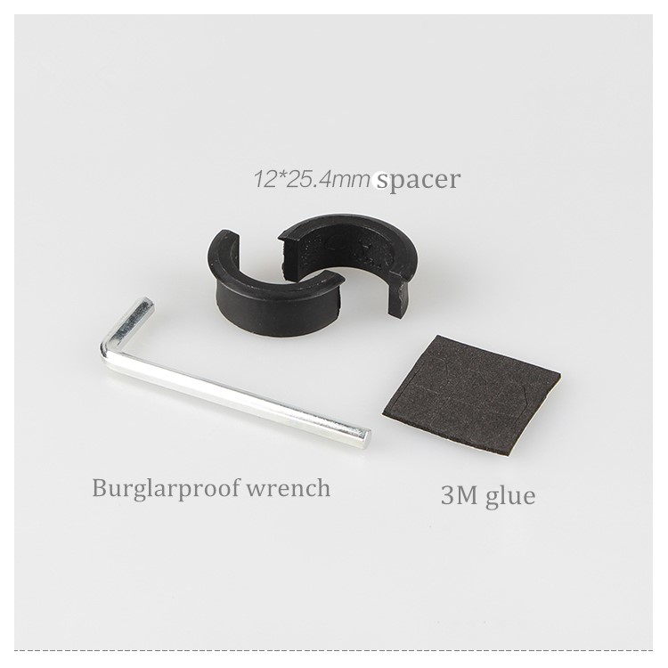 GUB PLUS 8 360-degree Rotary Aluminum Alloy Bike Handlebar Mount Holder, Clamp Size: 55-100mm - Red-9