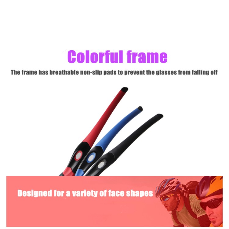GUB 5300 Polarized Outdoor Sports Glasses Running Riding Bicycle Glasses Cycling Equipment - Red-5