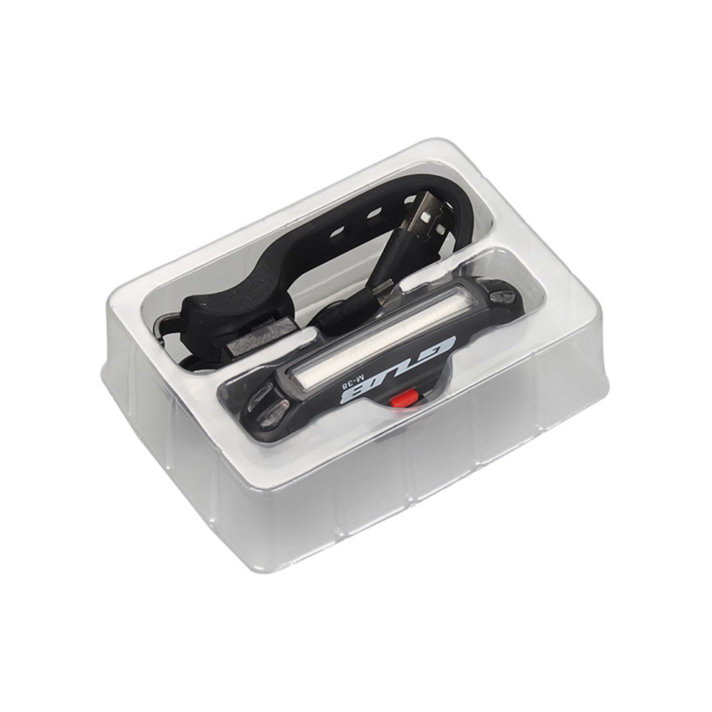 GUB M-38 Vélo À Vélo LED Applique De La Queue De 3 Couleurs AVERTISSEMENT Lampe Arrière USB RECHARGABLE-10