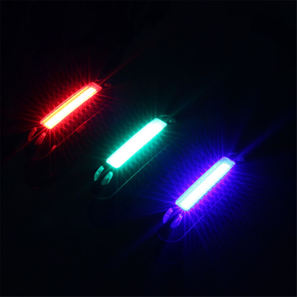 GUB M-38 Bicycle LED Bike Leggio Leggio 3 Colori Lima Avvertenza USB Luce Posteriore Ricaricabile-8