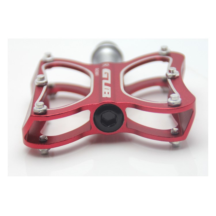 GUB GC-001 2-Bearing Aluminum Alloy Pedals Mountain Bike Pedals - Red-2