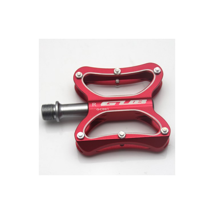GUB GC-001 2-Bearing Aluminum Alloy Pedals Mountain Bike Pedals - Red-3