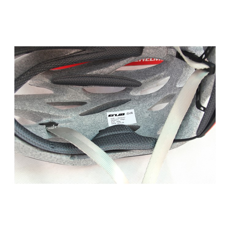 GUB SV6 Integrally-molded Mountain Road Bike Helmet with Famework, Head circumference: 58-62cm - Black-4