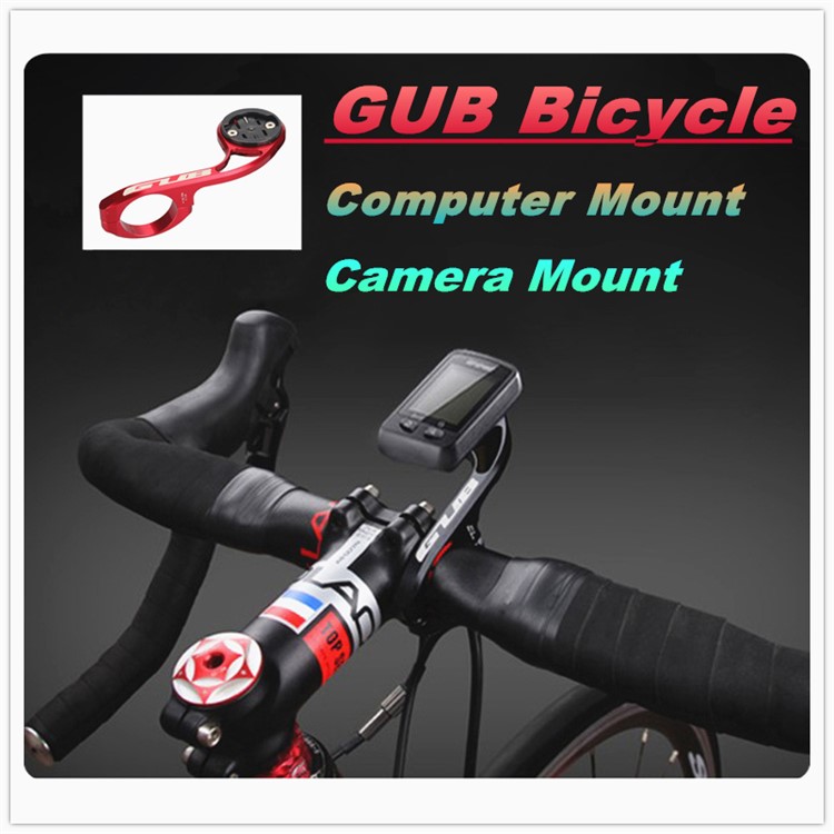 GUB 669 Multi-purpose Bicycle Handlebar Mount for 31.8mm Handlebar Bike Computer/Camera Holder - Black-3