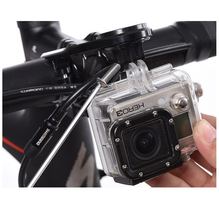GUB 669 Multi-purpose Bicycle Handlebar Mount for 31.8mm Handlebar Bike Computer/Camera Holder - Black-4